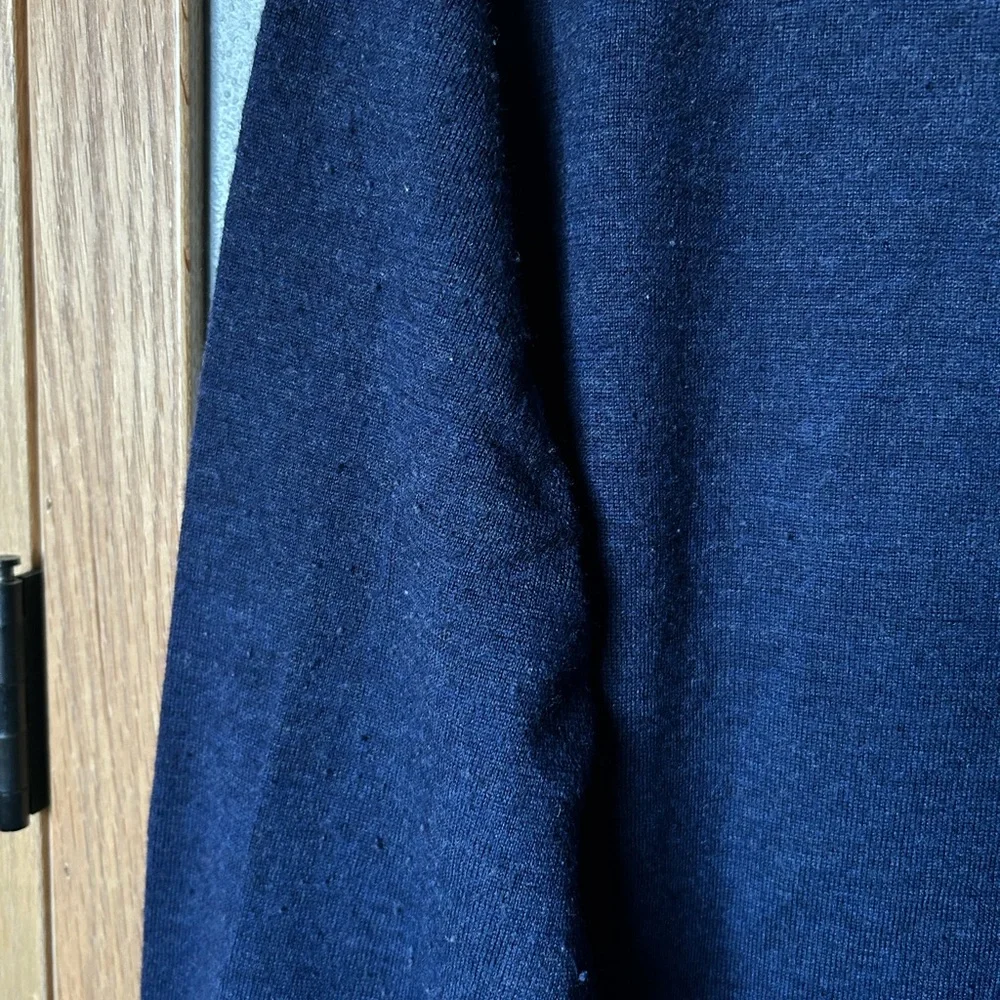 Calvin Klein Men's Blue Merino Wool Crewneck Sweater - Picture 5 of 8